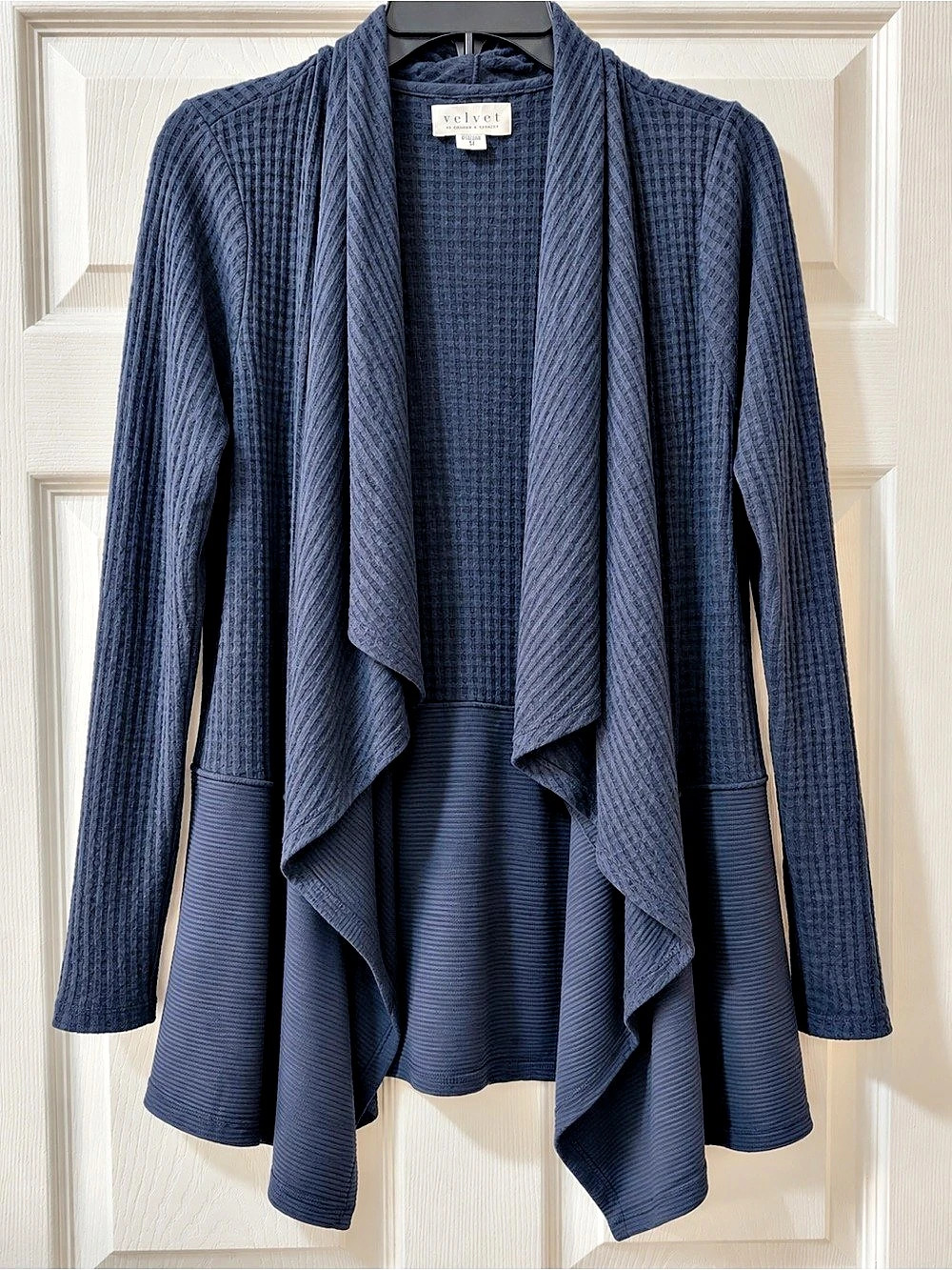 Blue cardigan
